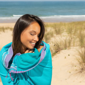 hamamdoek met badstof, kikoy, xxl strandhanddoek, 123hamamdoek