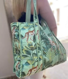 Strandtas Jungle Mint